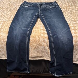 Ariya Women's Straight Leg Jeans - Dark Blue